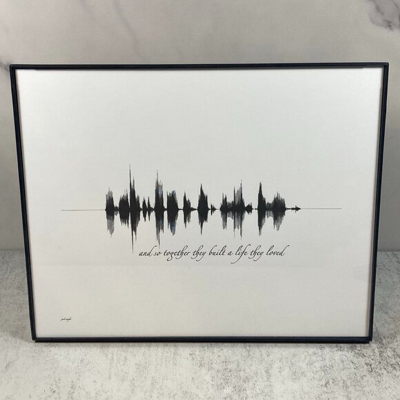 And So Together They Built A Life They Loved Soundwave 8x10 Contemporary Frame - Picture 1 of 4